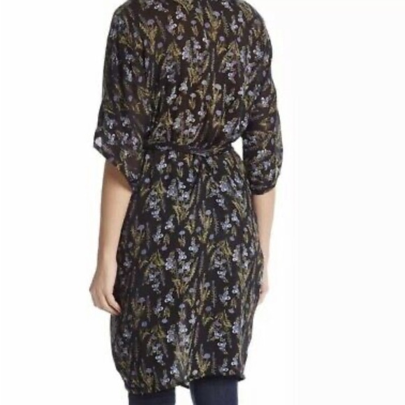 Melrose and Market | NWT kimono wrap swim cover up boho cardigan belted … - Picture 2 of 12